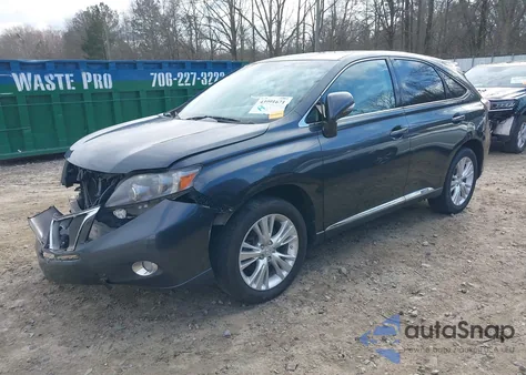 2010 Lexus Rx 450H из США, поврежденный, VIN JTJZB1BA3A2002275